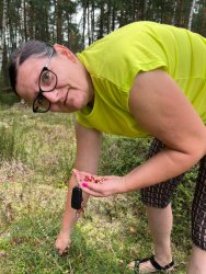 Oprowadzenie po "Ścieżce przyrodniczej związanej ze zbiorem żurawiny" za nami. 