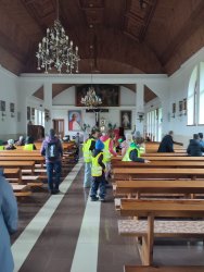 Kolejne warsztaty i oprowadzenia mimo marnej aury uważamy mimo wszystko za udane